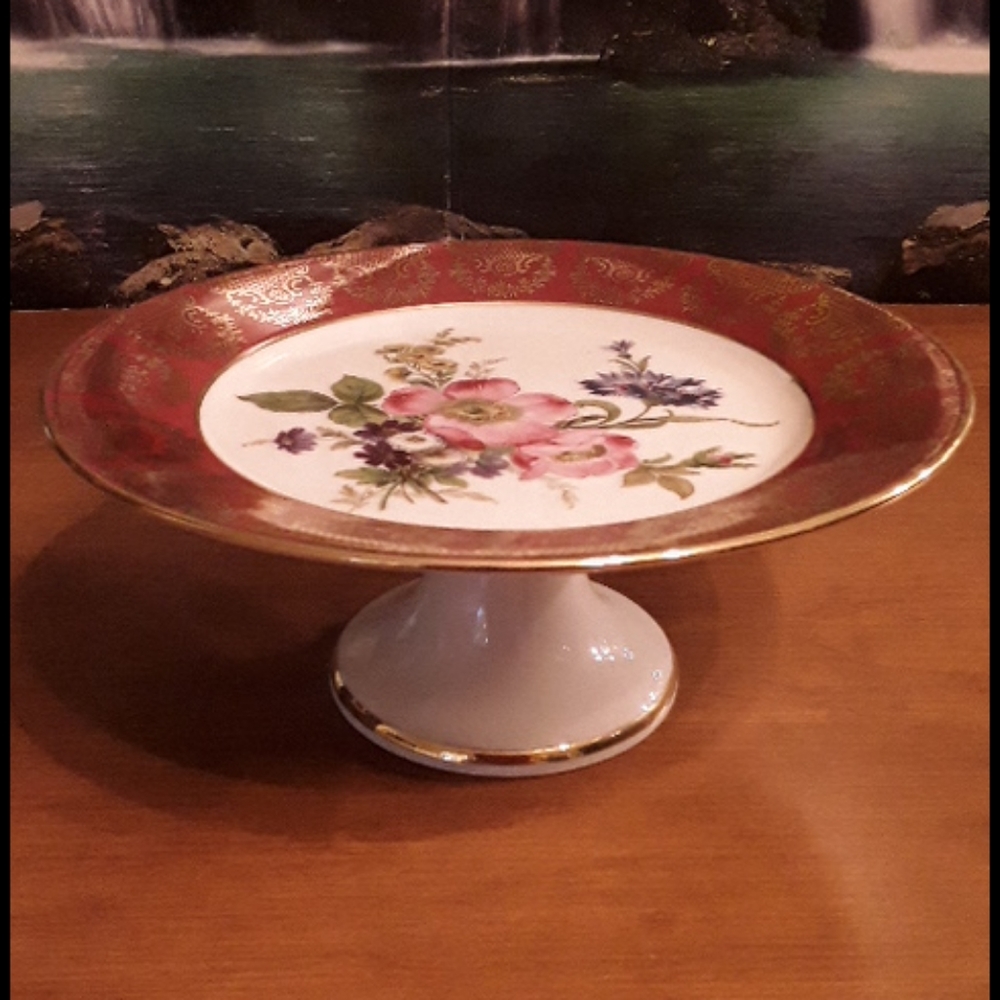 Cake plate Handwork Bayreauth